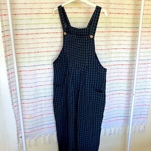 New Blue and Black Checkered leightweight overall
